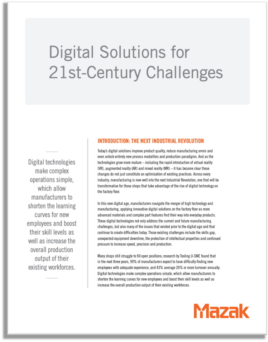 Whitepaper: Digital Solutions for the 21st Century