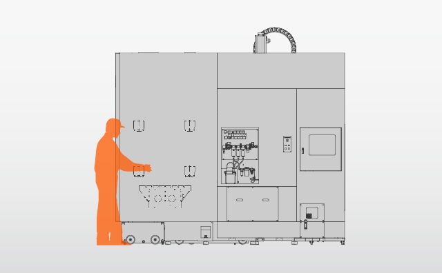 VTC-800/30 การเข้าถึง