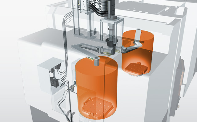 Panoramaudsigt over PALLETECH-systemet